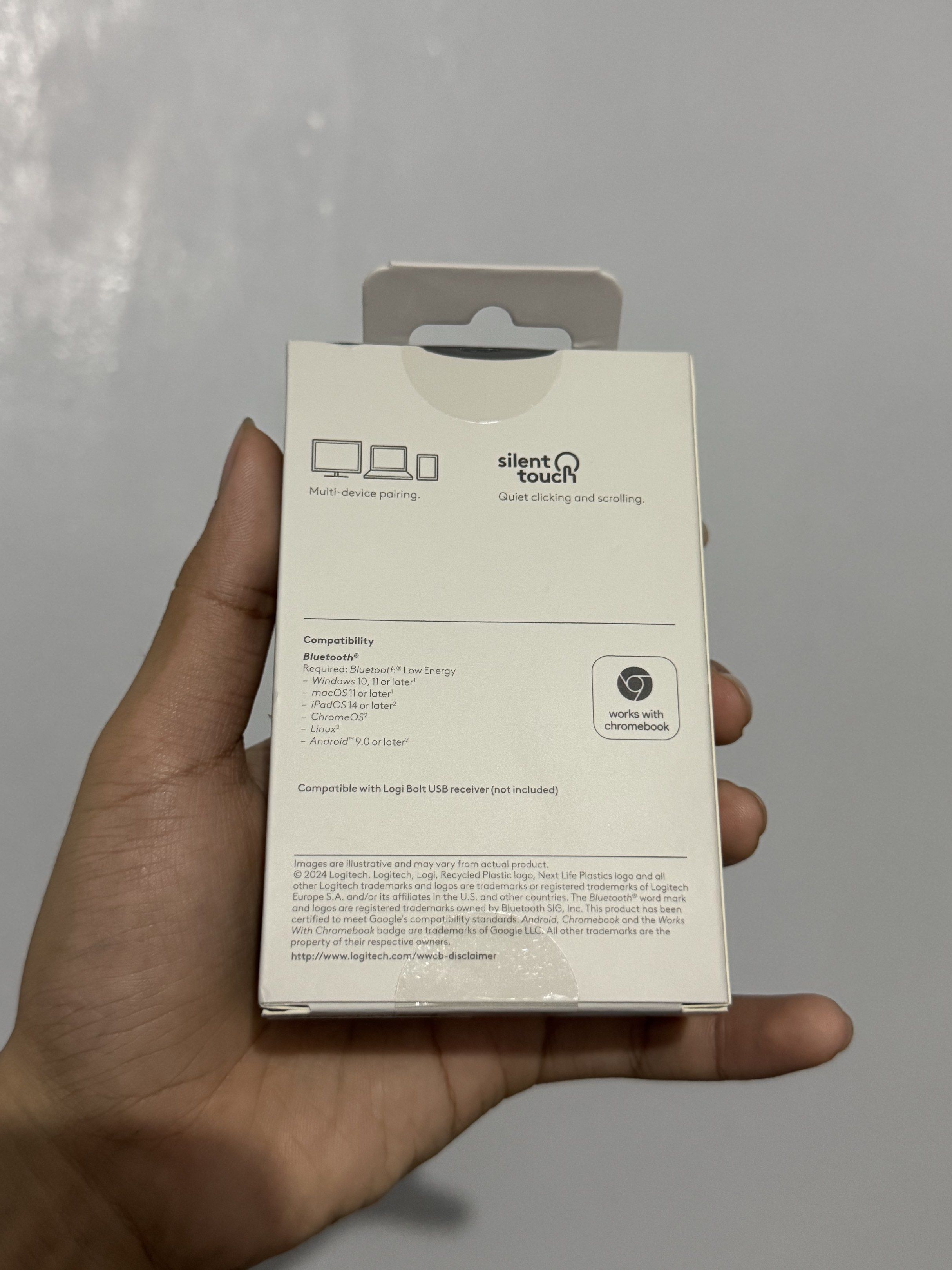 LOGITECH Pebble Mouse 2 M350S wireless (Category: Mouse & Mousepads) located in Bulacan. Submitted by hilligna (Listing ID 1418674247, Image 2). Description: Brandnew Sealed 24-month Battery Life Wireless .