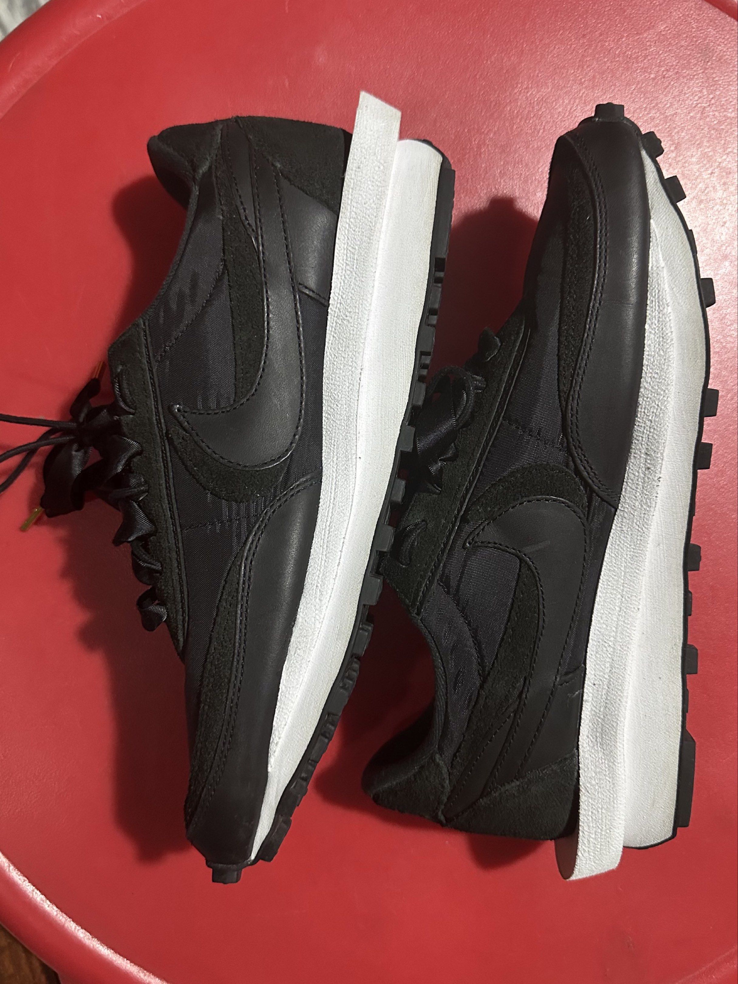 Nike LDWaffle Sacai Black Nylon (Category: Sneakers) located in Rizal. Submitted by lovestuff.mnl (Listing ID 1418759704, Image 2). Description: Nike LD Waffle Sacai Black Nylon Size US 10 / UK 9 Slightly used Condition: 9/10 With box Selling Price: ₱8,800 #nike #sacai.