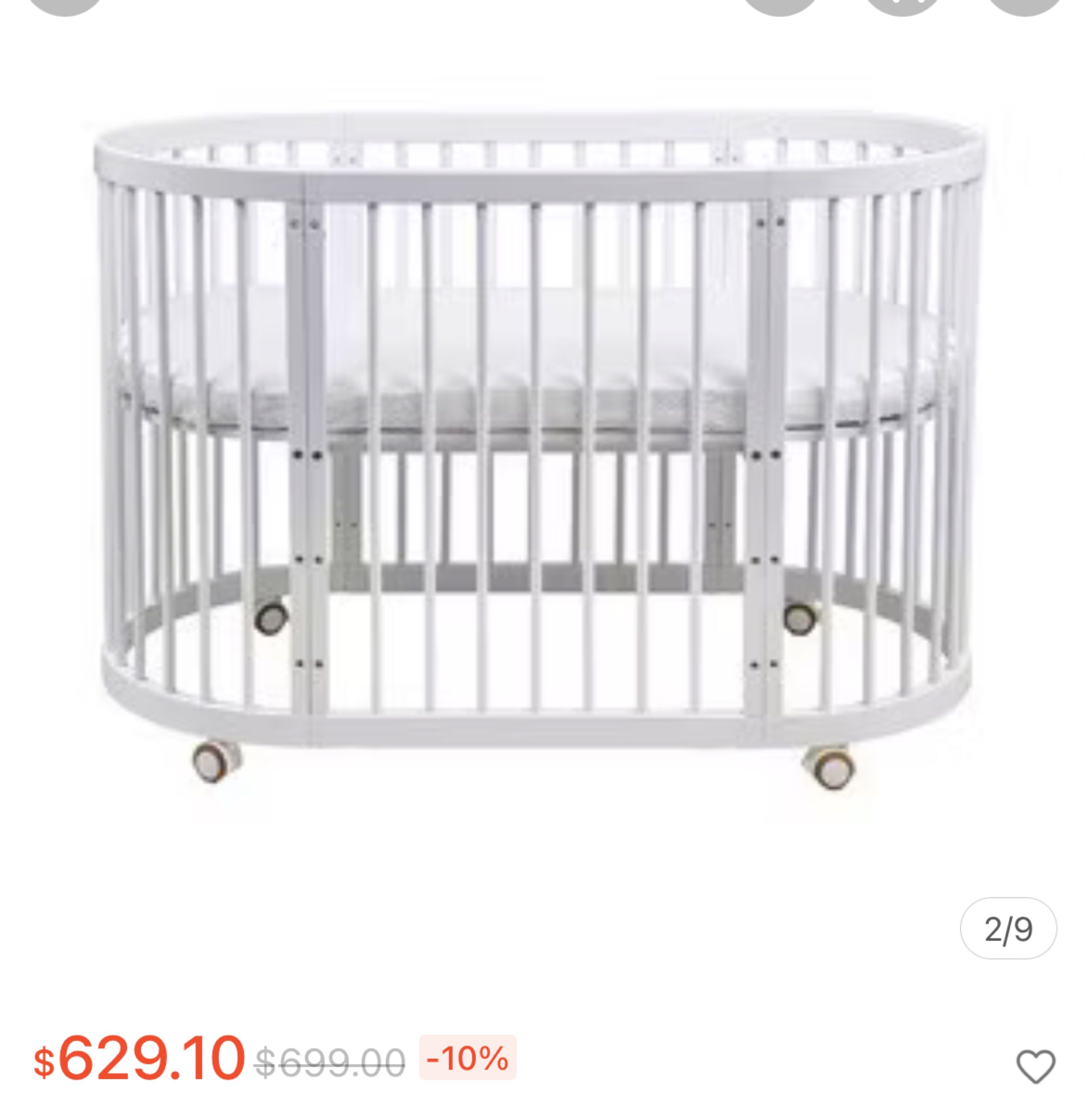 Oval Baby Happy Cot, Babies & Kids, Baby Nursery & Kids Furniture, Cots