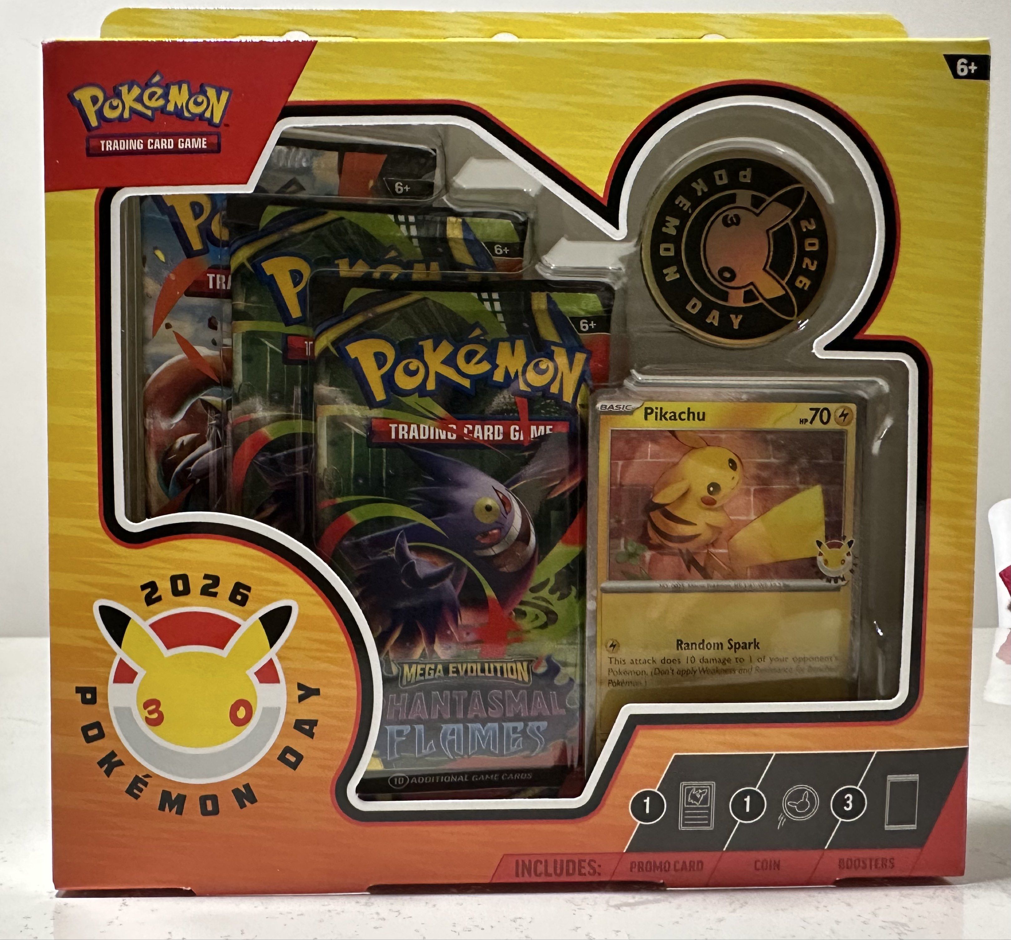 Pokemon 2026 Pokemon Day Pikachu Promo Card Set, Hobbies & Toys, Toys ...