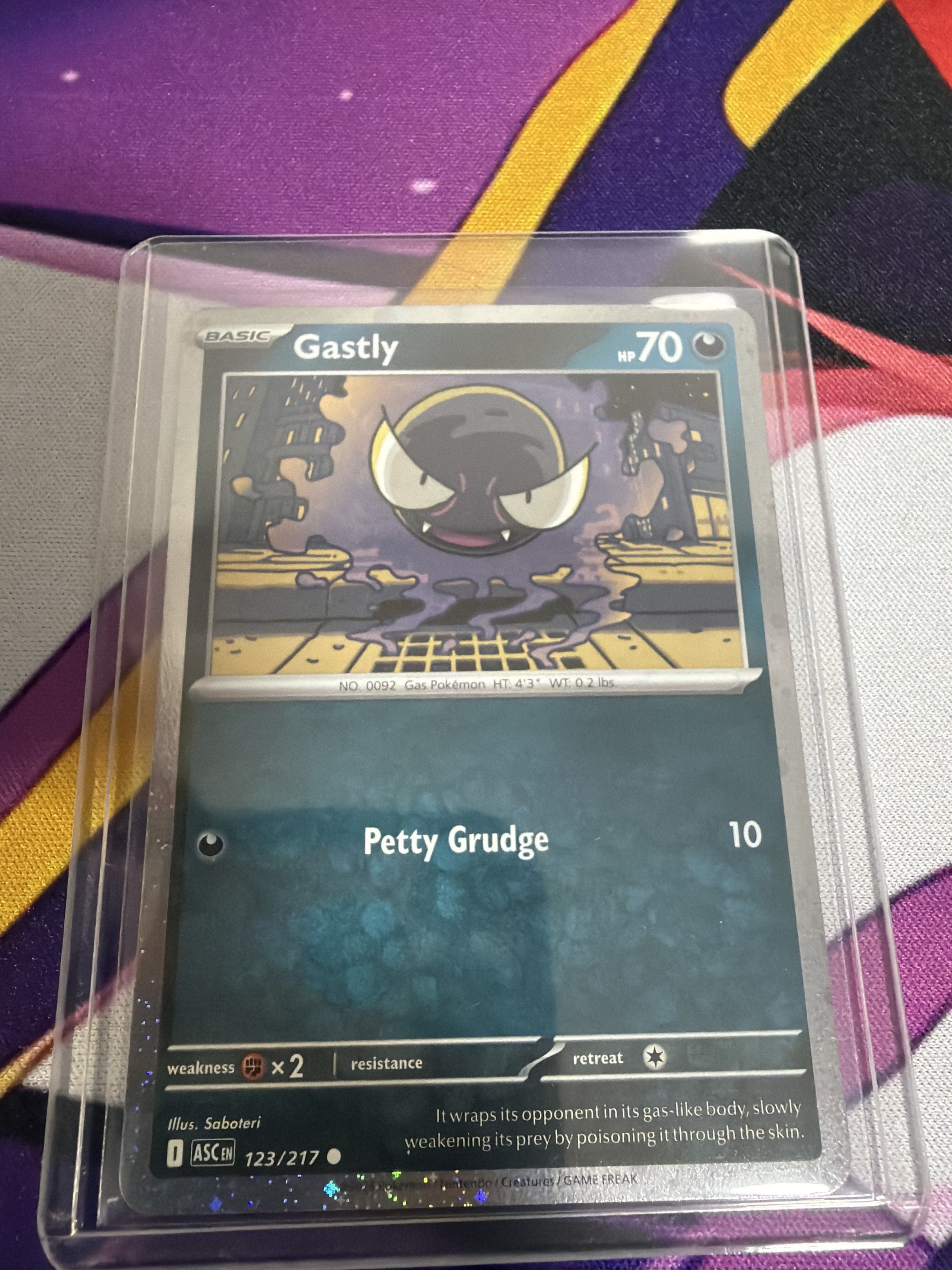 Pokemon Card - Gastly 123/217 promo, Hobbies & Toys, Toys & Games on ...