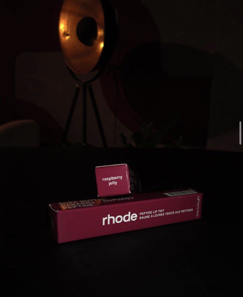Rhode Peptide Lip Tint - Raspberry Jelly (Category: Makeup) located in Manila. Submitted by ellie_billy (Listing ID 1418687126, Image 1). Description: - Brand: Rhode - Product: Peptide Lip Tint in Raspberry Jelly - authentic - Condition: New and Unused.