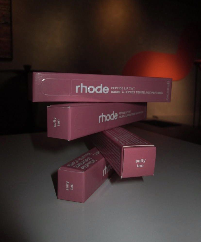 Rhode Peptide Lip Tint - Salty Tan (Category: Makeup) located in Manila. Submitted by ellie_billy (Listing ID 1418711885, Image 1). Description: - Brand new Rhode Peptide Lip Tint in Salty Tan. - authentic - Comes in its original pink packaging. - Unused and ready for you!.