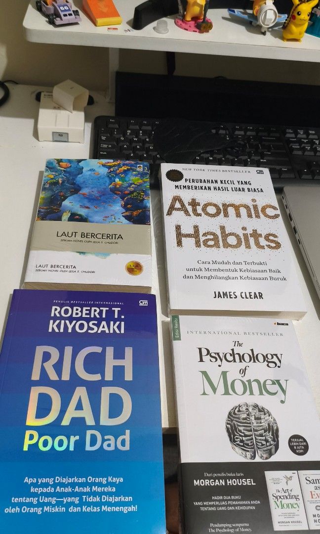 Rich Dad Poor Dad, Atomic Habits, The Psychology of Money, Laut ...