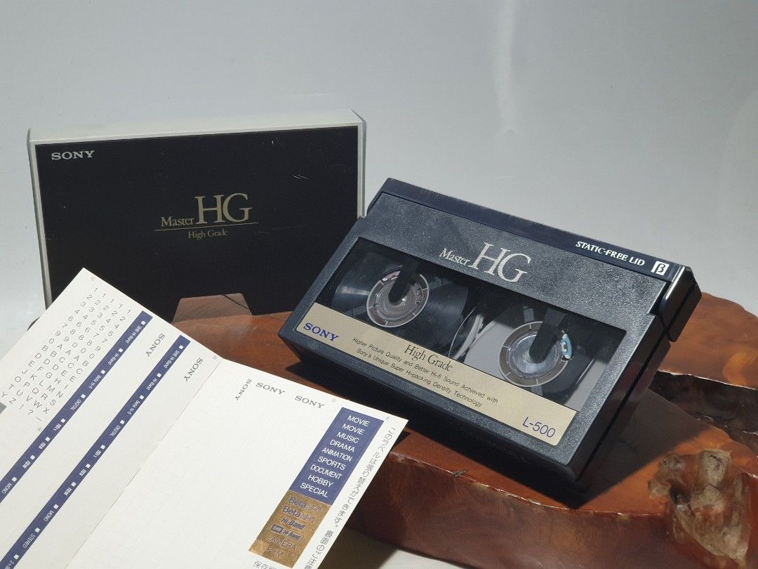 SONY Betamax Master HG L500 As is - Untested (Category: Video Cameras) located in Las Pinas. Submitted by oldsthetics (Listing ID 1418726698, Image 1). Description: SONY Betamax Master HG L500 As is - Untested Could be blank or pre-recorded Labels are still complete Selling as collectible or as intended For 240🔖 Location Las pinas --📌 MUST READ Before Messaging 📌-- 🔸️Price is posted 🔸️Pickup or Lalamove Buyer's expense / booking Settle payme