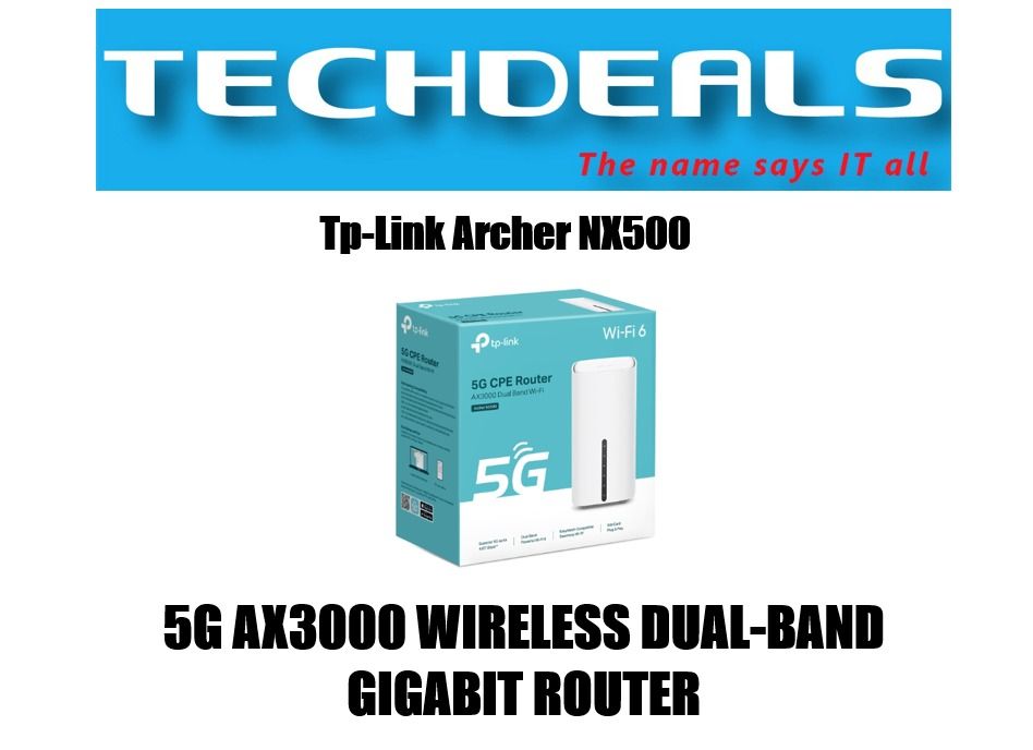 Tp-Link Archer NX500 5G AX3000 Wireless Dual-Band Gigabit Router ...
