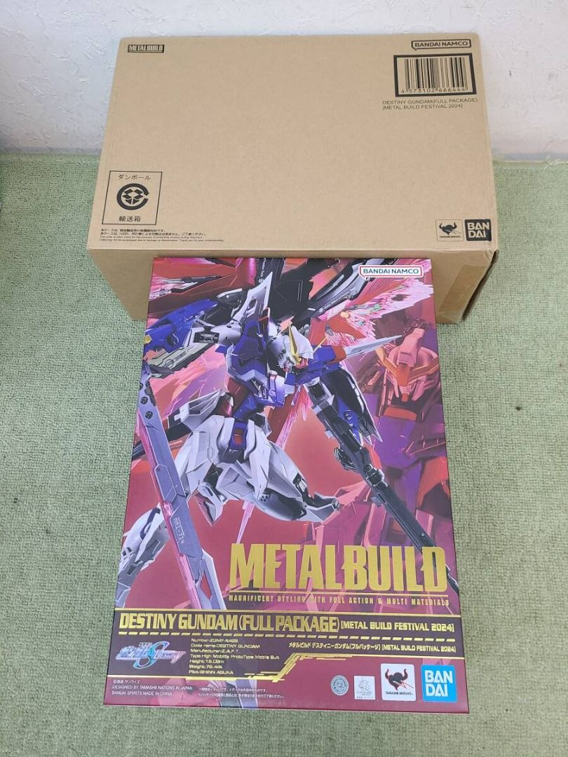 Unopened METAL BUILD Destiny Gundam (Full Package) [METAL BUILD ...
