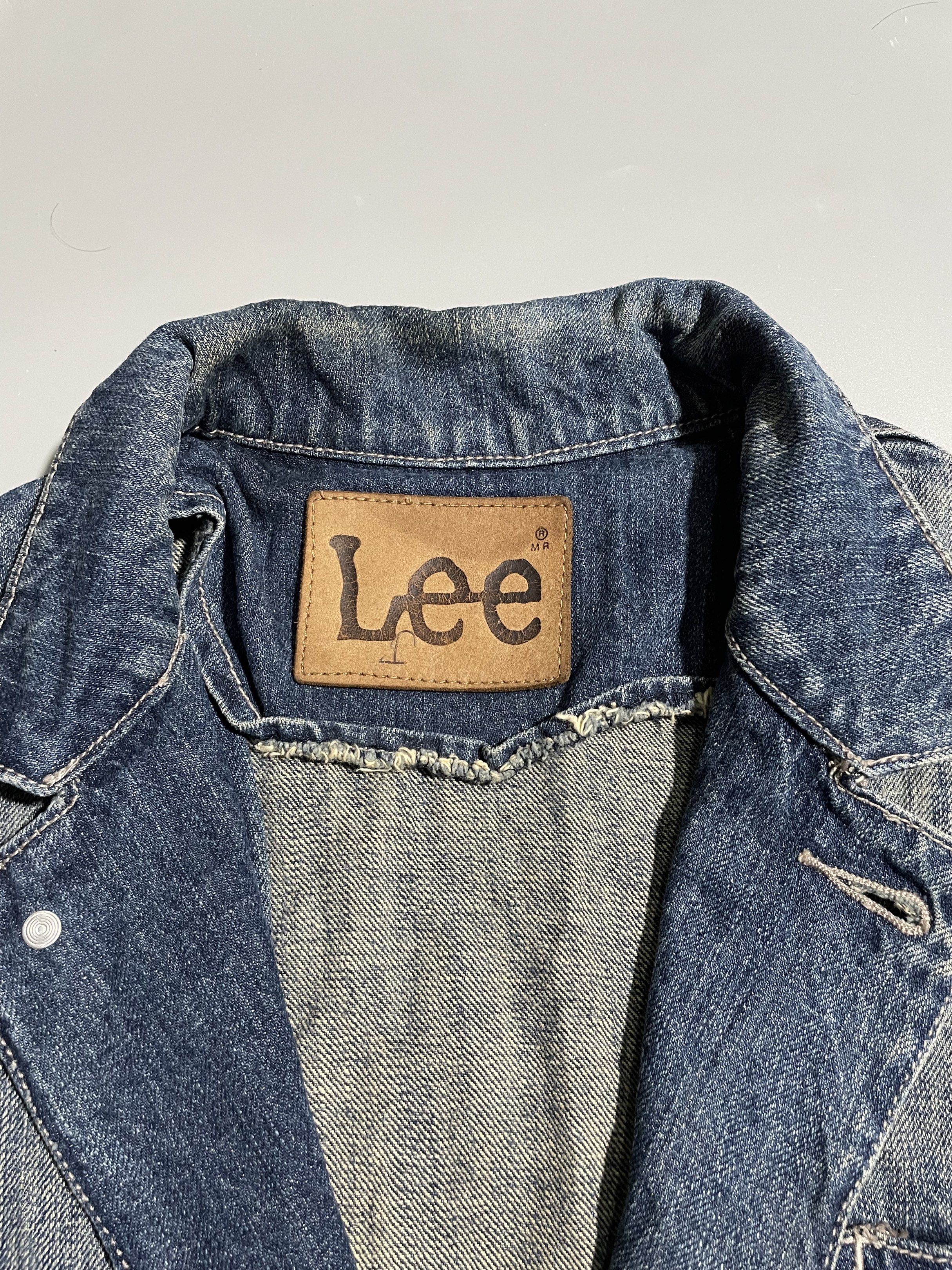 Vintage Lee Denim Chore Jacket (Category: Coats, Jackets and Outerwear) located in Taguig. Submitted by sellnbustle (Listing ID 1418757545, Image 3). Description: Vintage Lee Denim Chore Jacket Size Medium Measurements posted please browse each photos for your reference Very good condition.