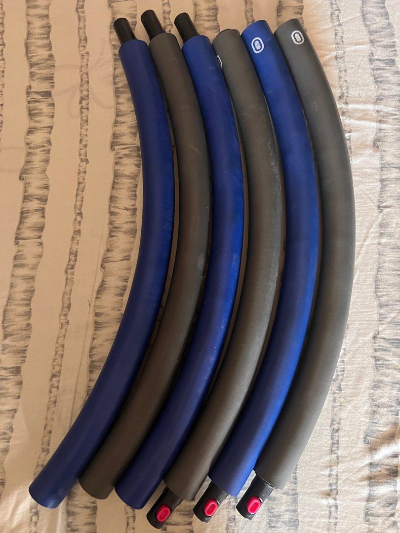weighted hula hoops (Category: Massage Devices) located in San Pedro. Submitted by mighty_oh (Listing ID 1418635556, Image 1). Description: What they’re good for: Core engagement, light cardio, coordination, and making workouts feel more fun than “doing abs.”.