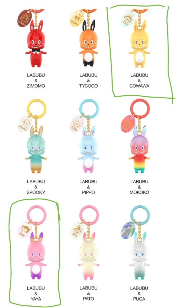 WTS [Confirmed Labubu&Cowawa and Labubu&Yaya] The Monsters 10th ...