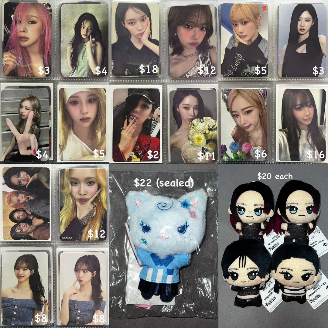 [wts/lfb] aespa karina, giselle, winter, ningning my world hot mess ...