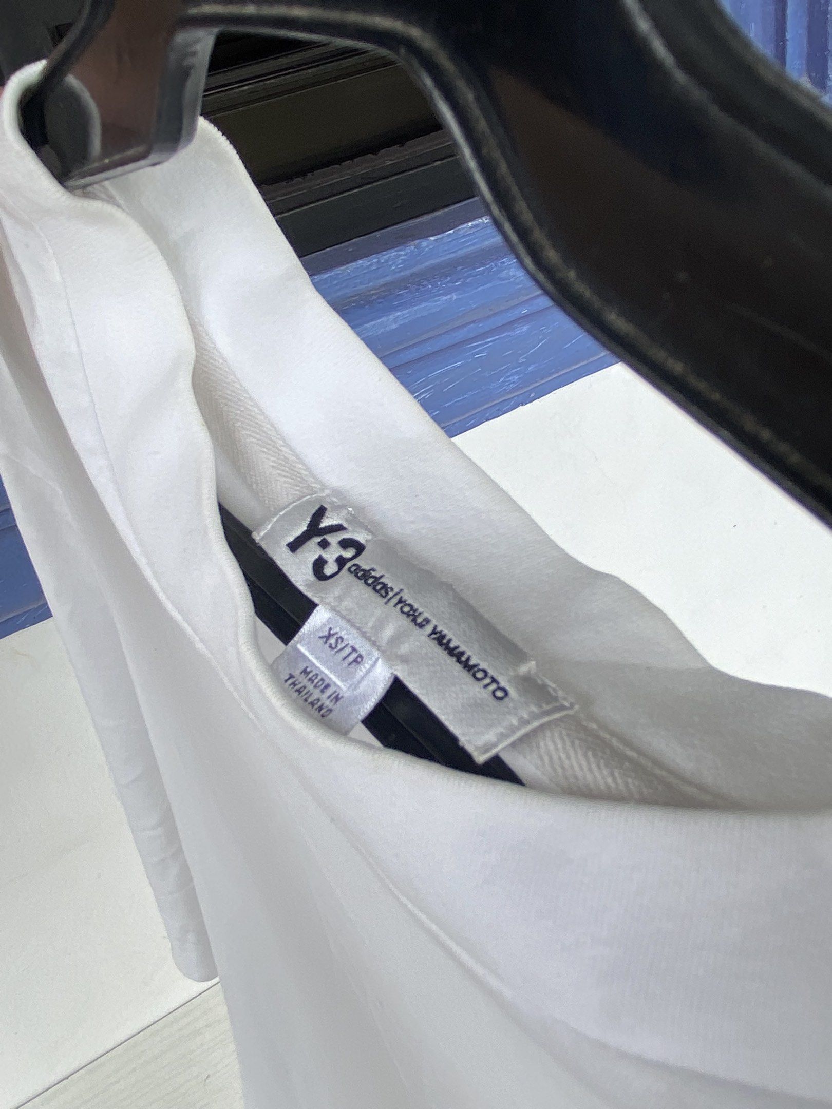 Y3 adidas | Yohji Yamamoto White Shirt (Category: Shirts) located in Batangas. Submitted by dae.clutter (Listing ID 1418629955, Image 3). Description: Y3 White Shirt Needs Wash XS/TP Approximate Measurements (Women’s): Chest 31-33 inches / 74-84 cm; Waist 25-27 inches / 64-69 cm. Approximate Measurements (Men’s/Unisex): Width (Pit-to-Pit) approx 18 inches / 45-46 cm; Length approx 25-27 inches. 520 + sf .