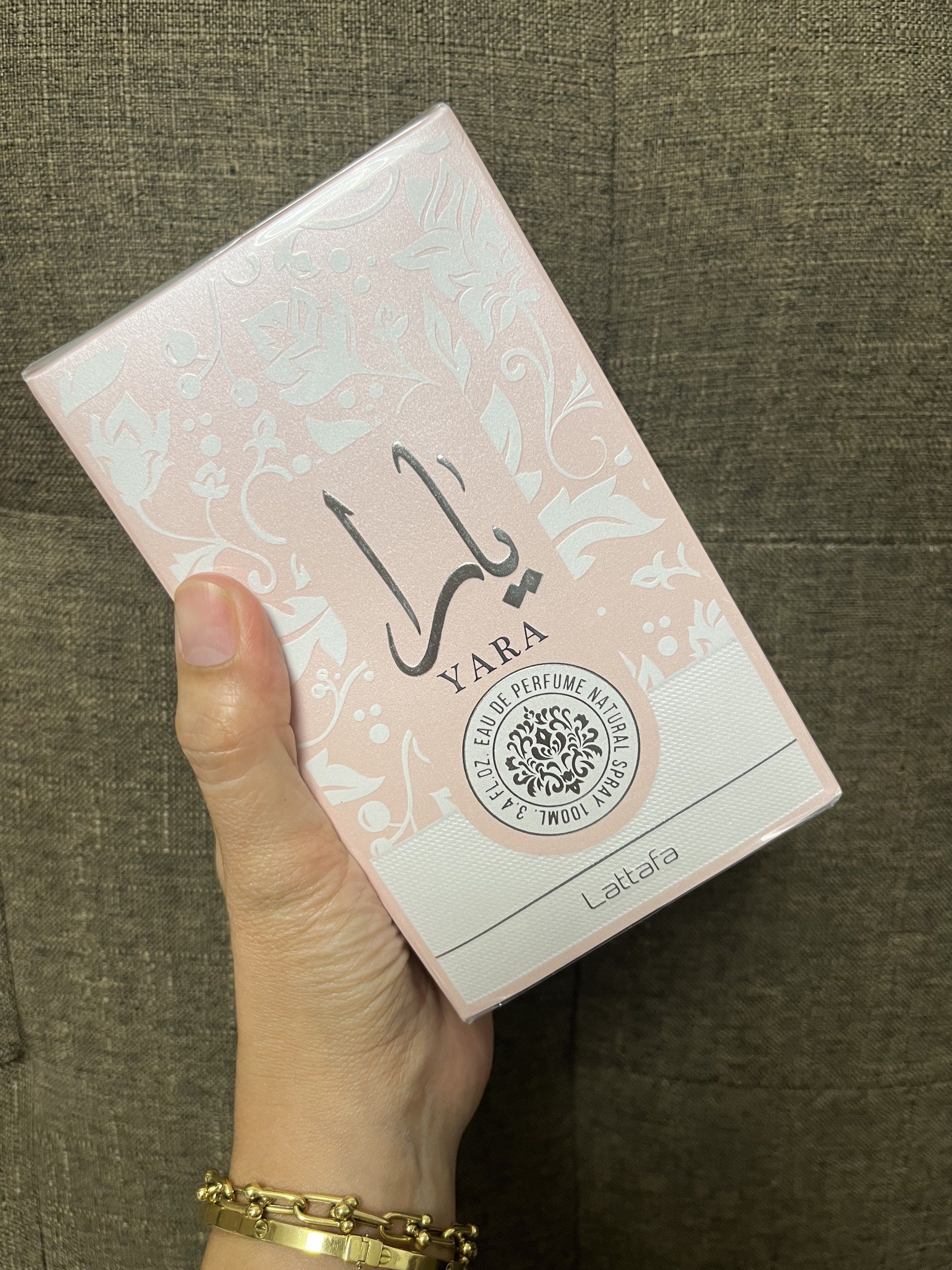 Lattafa YARA Arabic Perfume (Category: Fragrance & Deodorants) located in Paranaque City. Submitted by princessann0721 (Listing ID 1418747509, Image 1). Description: Yara Candy Lattafa Perfumes perfume - a new fragrance. Lattafa Yara is a popular, affordable Oriental Vanilla Eau de Parfum for women (launched 2020) known for its sweet, powdery, and creamy scent profile. It features notes of orchid, heliotrope, tangerine, tropical fruits, and vanil