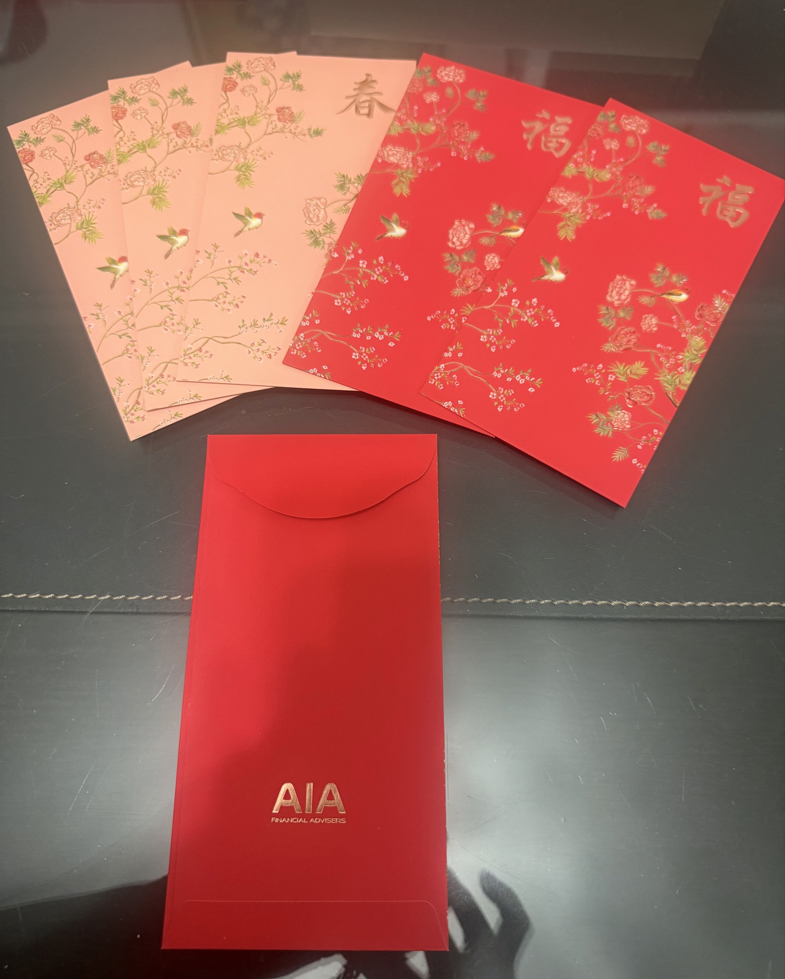 6 pieces AIA Red Packet (2026), Hobbies & Toys, Stationery & Craft ...