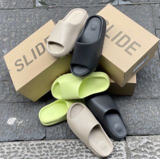adidas gazelle silver green womens adidas Yeezy Slide Azure