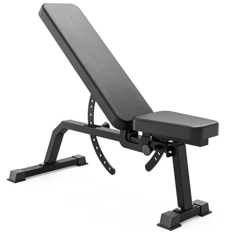 Adjustable Bench Press (Category: Weights & Dumbbells) located in Taguig. Submitted by ggamulo (Listing ID 1418912146, Image 3). Description: - Adjustable weight bench - Black frame and seat - Adjustable backrest and seat .