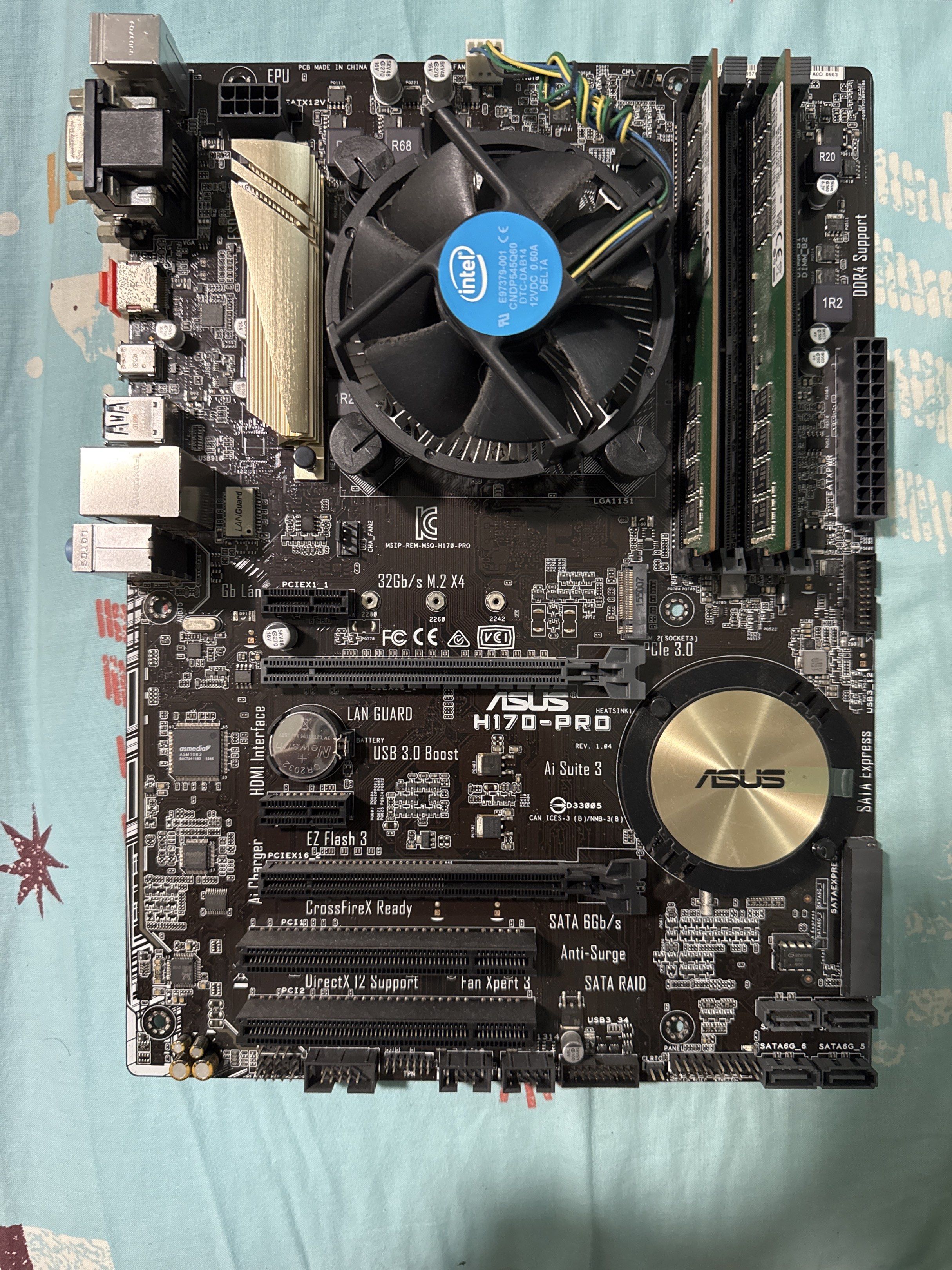 ASUS H170-PRO Motherboard, Computers & Tech, Parts & Accessories ...