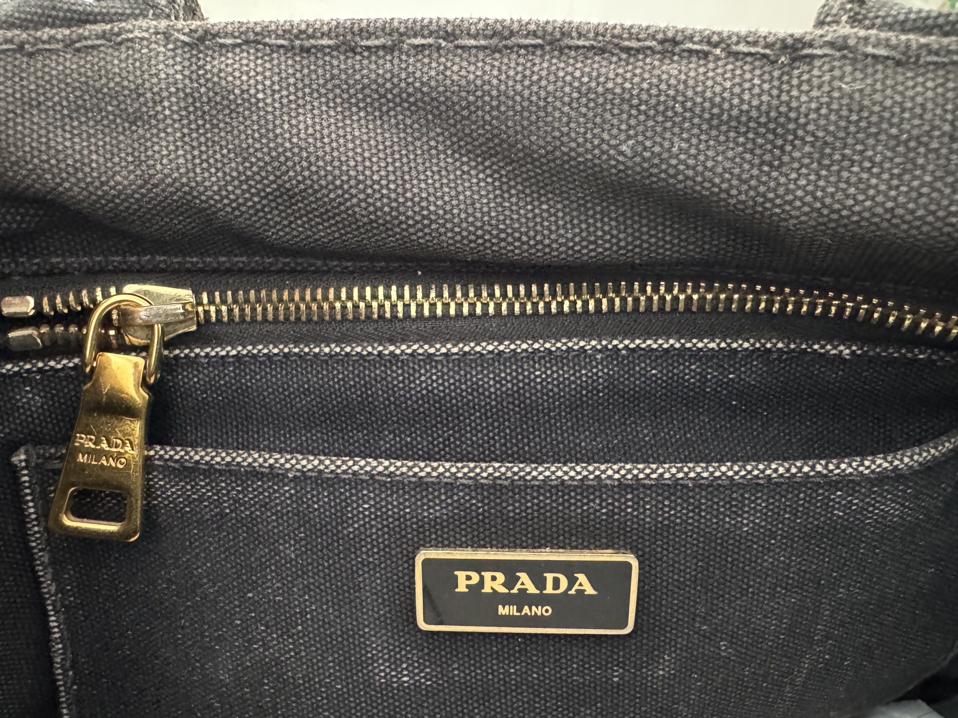 Authentic Prada Canapa (Category: Luxury Bags & Wallets) located in Bacolod City. Submitted by lovedcorner (Listing ID 1418805680, Image 3). Description: Negotiable.