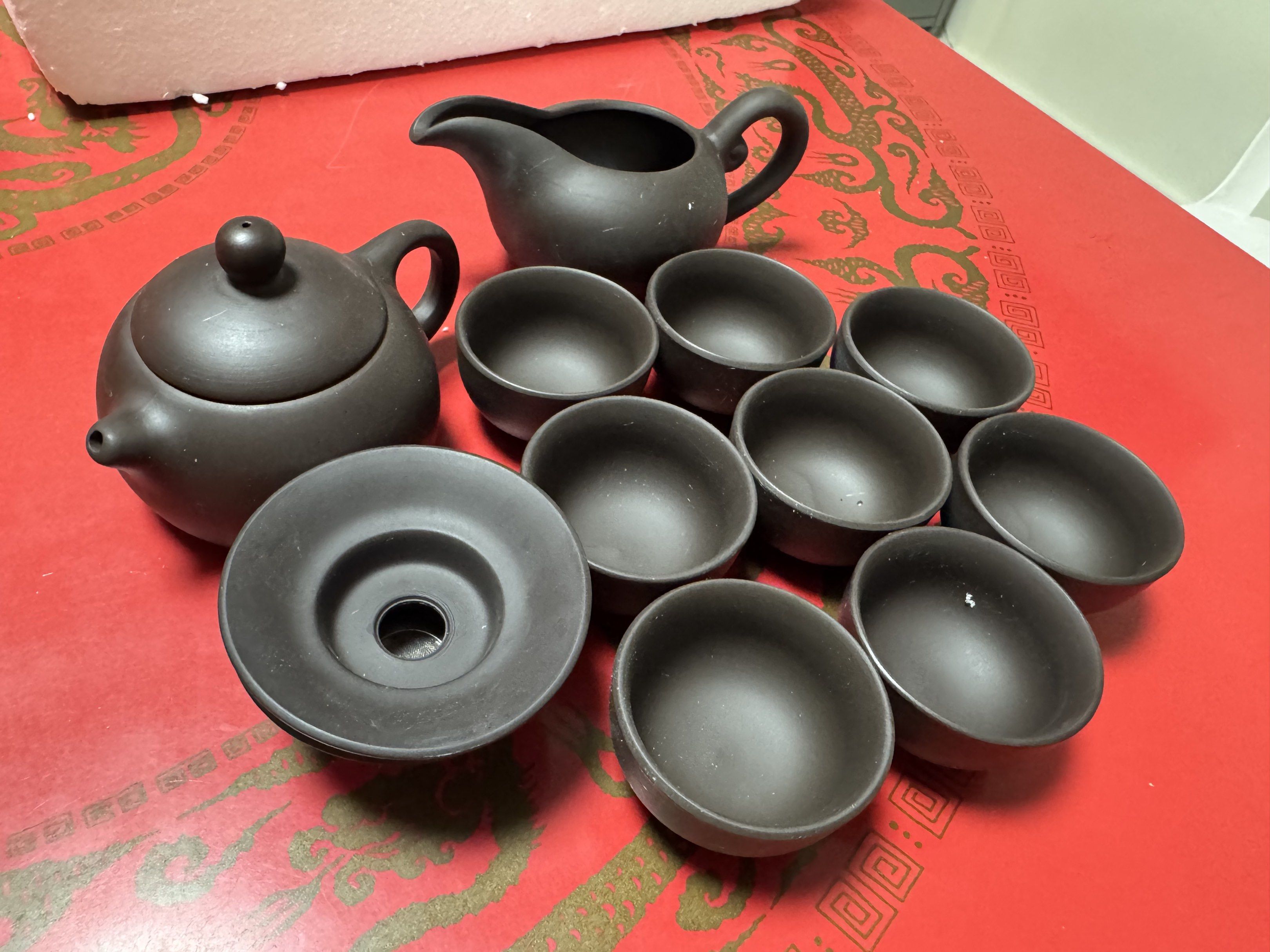 Brown Ceramic Tea Set443313406555596800