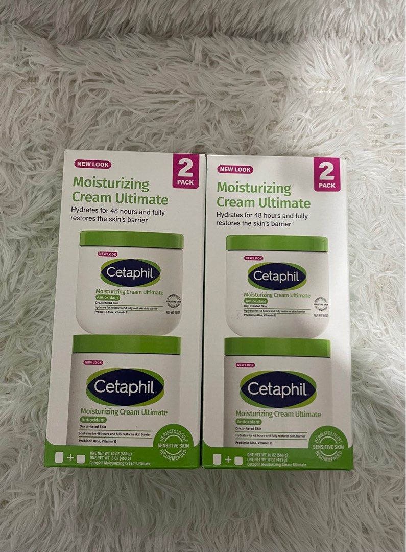 Cetaphil Moisturizing Cream Ultimate 2 pack (Category: Face Care) located in Pasig City. Submitted by cozyclurb (Listing ID 1418921381, Image 1). Description: IMPORT FROM US 3 PCS AVAILABLE 800 if per pc.