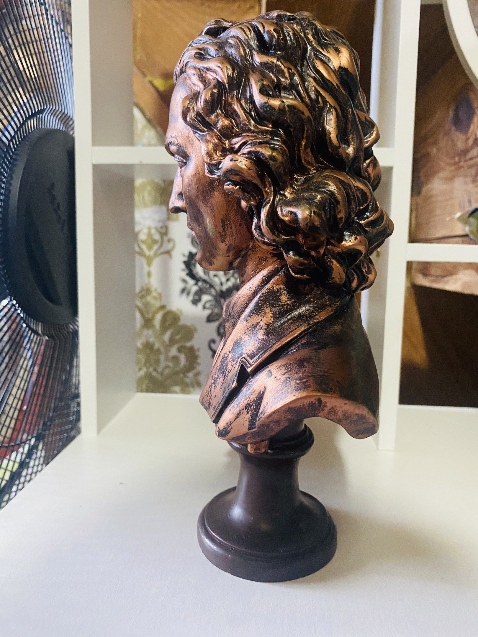 CHOPIN HEAD STATUE (Category: Office Furniture & Fixtures) located in Baguio. Submitted by vanity_kimo (Listing ID 1418851446, Image 3). Description: 📌The sculpture captures the likeness of the famous composer with detailed craftsmanship. 📌The name “CHOPIN” is inscribed on the base of the bust..
