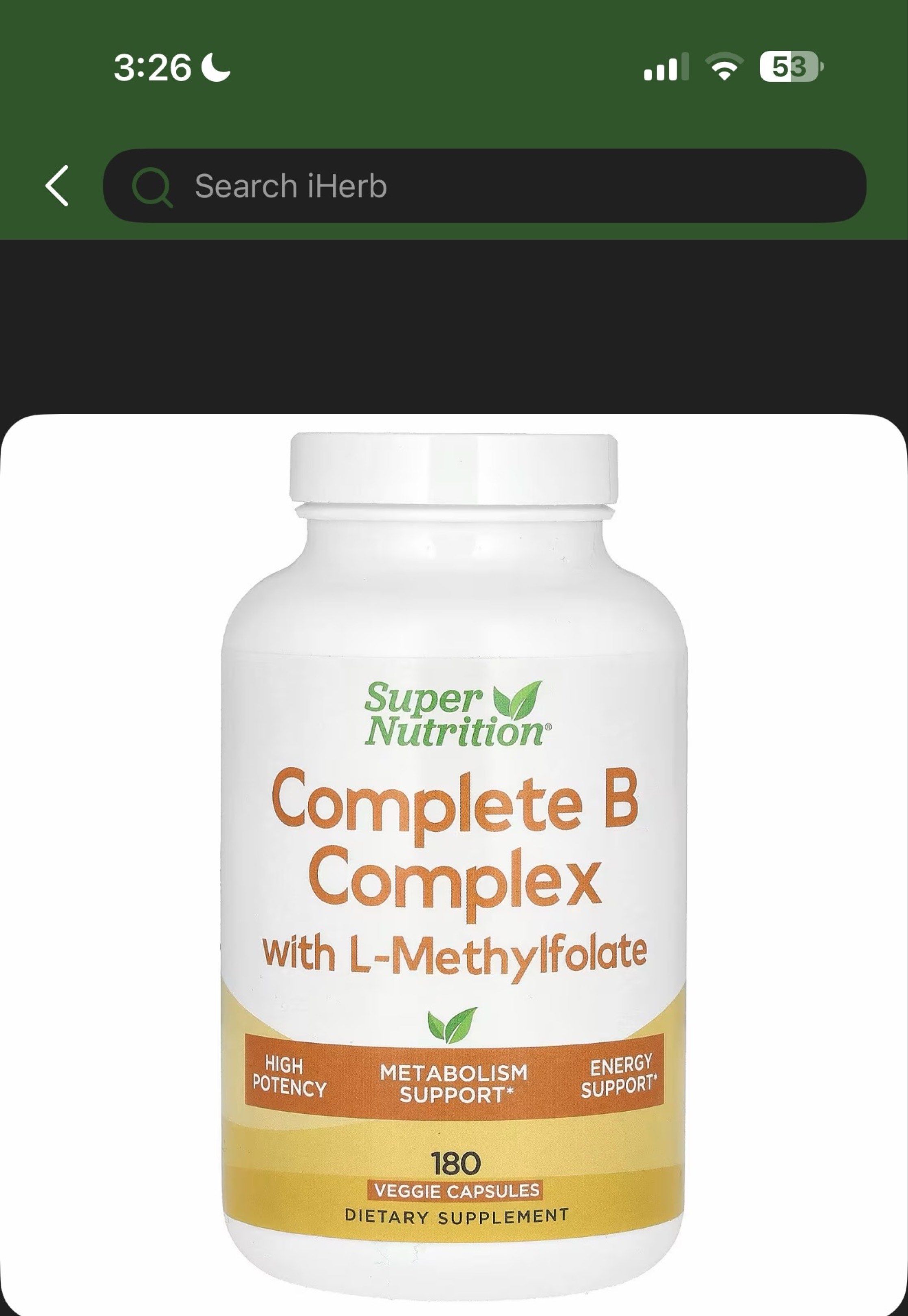complete b complex (Category: Vitamins & Supplements) located in Kuala Terengganu. Submitted by aishahothman12 (Listing ID 1418845475, Image 1). Description: Tak buka lagi , untuk yang tengah ikhtiar hamil boleh 🤍 Nak bagi 2botol rm150 je , harga asal 1 rm150 .