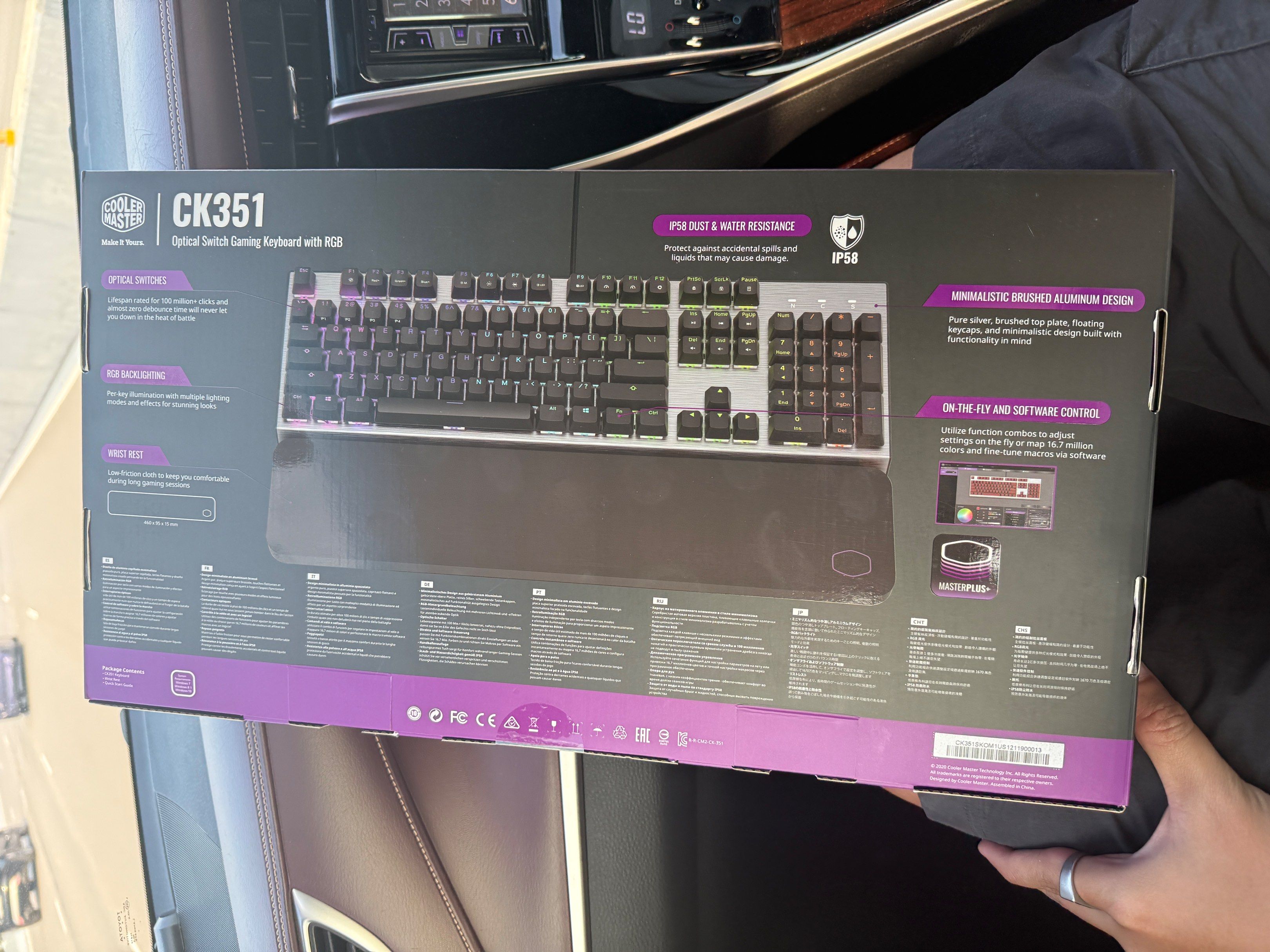 Cooler Master CK351 RGB Keyboard (Tactile)442882636445788162