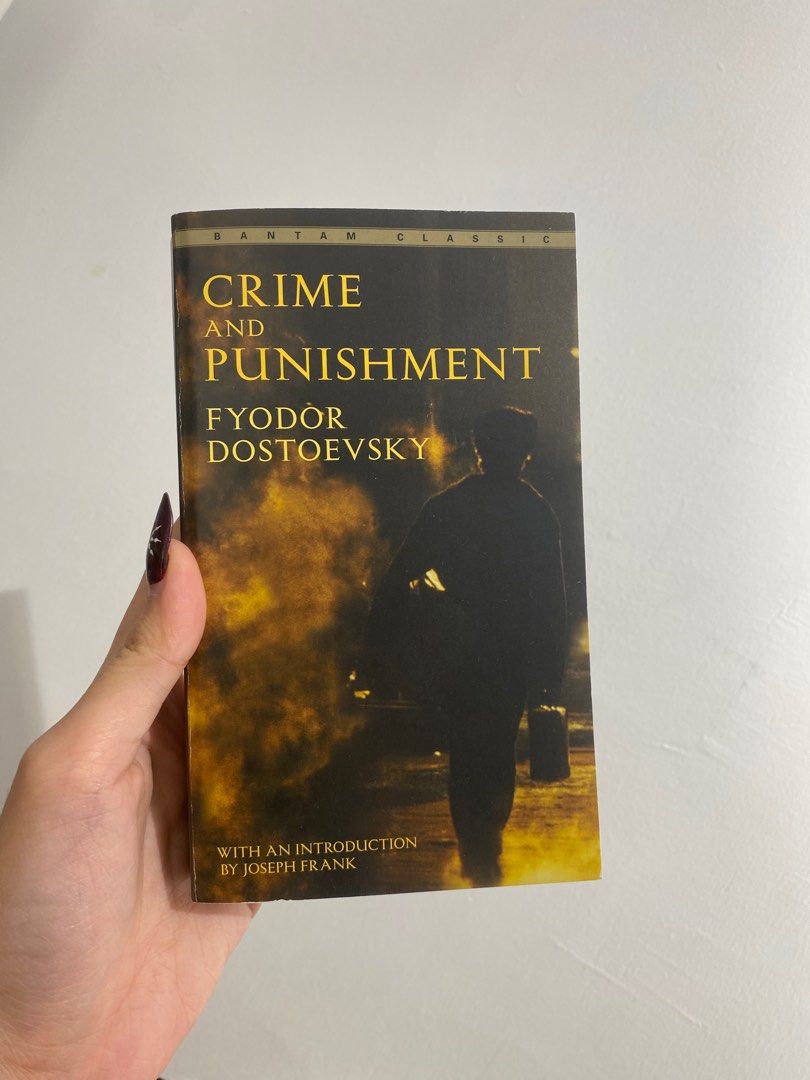 Crime and Punishment Fyodor Dostoevsky (Category: Storybooks) located in Quezon City. Submitted by xodyd (Listing ID 1418897701, Image 1). Description: selling my copy of crime and punishment by fyodor dostoevsky for P400 - no annotations and untouched - bought late 2025 - didnt have time to read 🥲 dm for more pics and info!!.