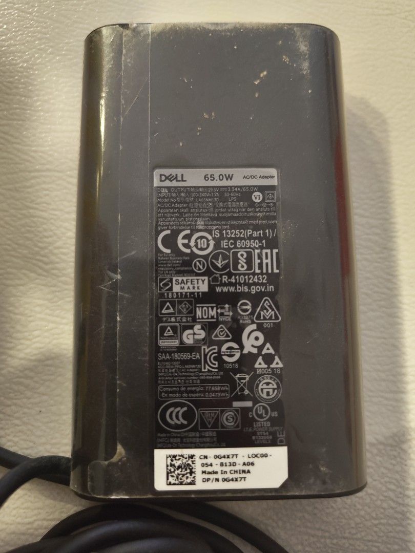 Dell 65W Laptop Charger406033265286850560