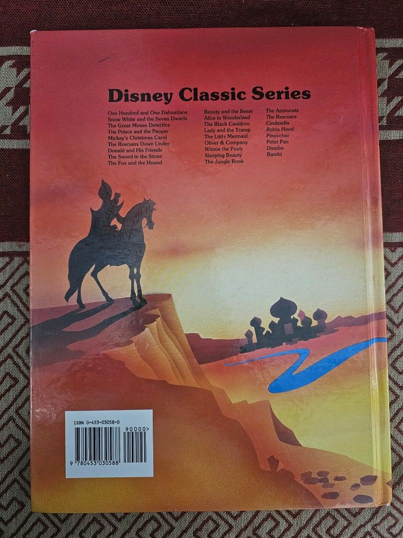Disney's Aladdin Classic Series Book (Category: Storybooks) located in Quezon City. Submitted by kcphilippines (Listing ID 1418907883, Image 2). Description: - Disney's Aladdin Classic Series book - Hardcover edition Kindly check photos or pm me for more details please. Shipping is not yet included in the price. Whatever shipping mode agreed by both sides will be shouldered by the buyer. For interested buyers, please feel free to PM me for paymen