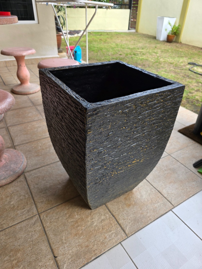 Fiber Glass Square Fish Pot (Waterproof), Furniture & Home Living ...