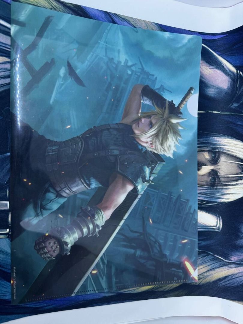 Final Fantasy x MTG File Folder Set (Category: Stationery & School Supplies) located in Manila. Submitted by newgametechph (Listing ID 1418826661, Image 3). Description: - Final Fantasy File Folders Set - A4 size? - Set of 8 designs - Includes: - Chocobo - Moogle - Cloud - Sephiroth - Tidus & Yuna - Bahamut - Yshtola - Noctis - Standard document size. - Ideal for organizing papers or as a collectible item. - Perfect for Final Fantasy & MTG fans! 