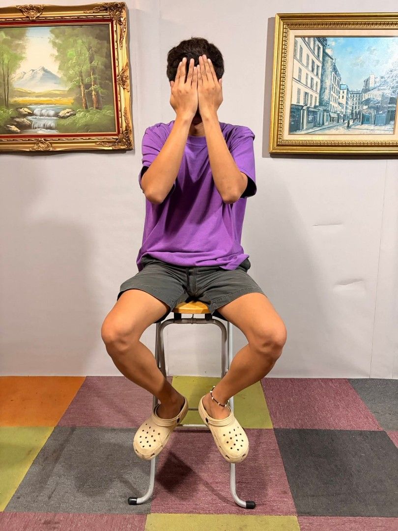 Folding chair (Category: Chairs) located in Meycauayan. Submitted by marygracecasimiro (Listing ID 1418876369, Image 2). Description: Foldable Bar Stool Solid Wood Seat, Metal Frame, Portable Price : 2,200 Seat height 27 inches In VERY good condition 🧡.