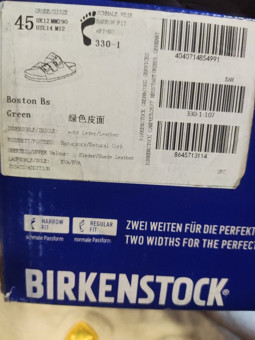 ForSale..Birkenstock Sandals (Category: Slippers & Slides) located in Quezon City. Submitted by good_to_try (Listing ID 1418915471, Image 3). Description: BRAND NEW Birkenstock Sandals - Olive Green, Made in Germany Description: ✅ 100% authentic, brand new with tag & original box ✅ Color: Olive green (metallic finish possible) ✅ Size: 45, UK12 ✅ Soft footbed for extra comfort ✅ Made in Germany - premium quality ✅ Reasonable price, negotiable for 