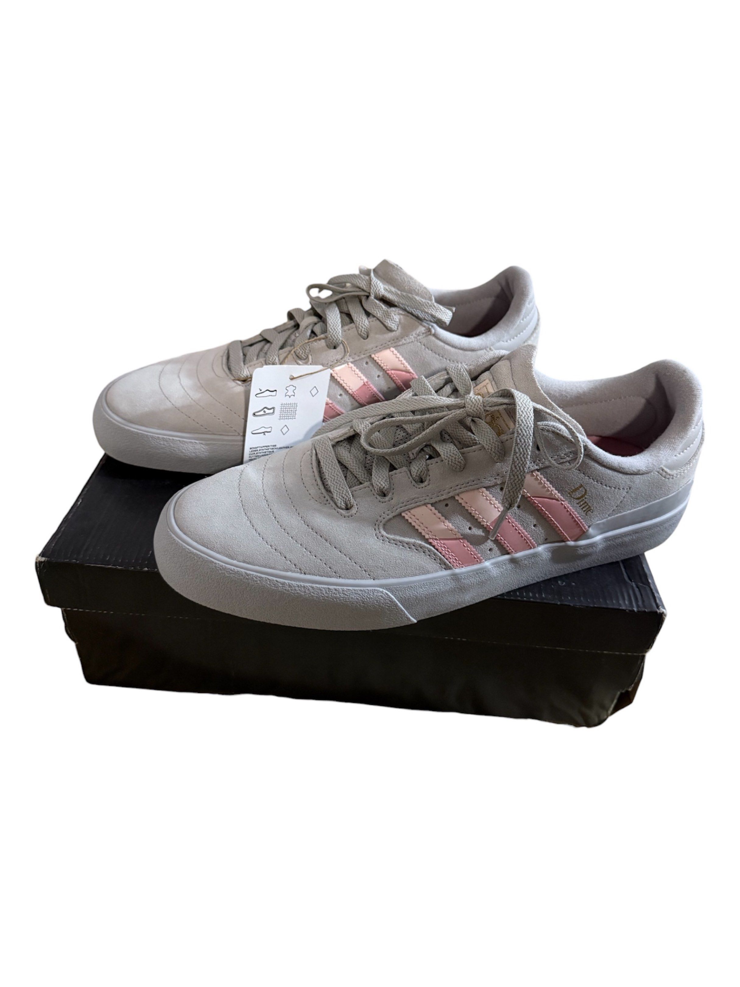 FS/FT Adidas Busenitz x Dime Size 12 (Category: Sneakers) located in Caloocan City. Submitted by theeclutter (Listing ID 1418897865, Image 1). Description: Adidas Busenitz x Dime Size 12 Bnew fitted only 2,000 (below srp) rfs: wrong size.
