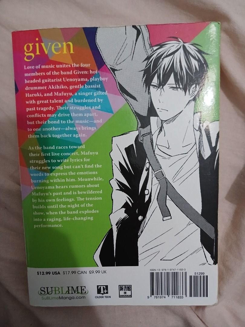 Given Volume 2 by Natsuki Kizu (Category: Comics & Manga) located in Caloocan City. Submitted by 11declutter_master11 (Listing ID 1418890860, Image 2). Description: - Given Volume 2 manga - discolored pages and dents as seen in pics - original price 700~ - price negotiable.