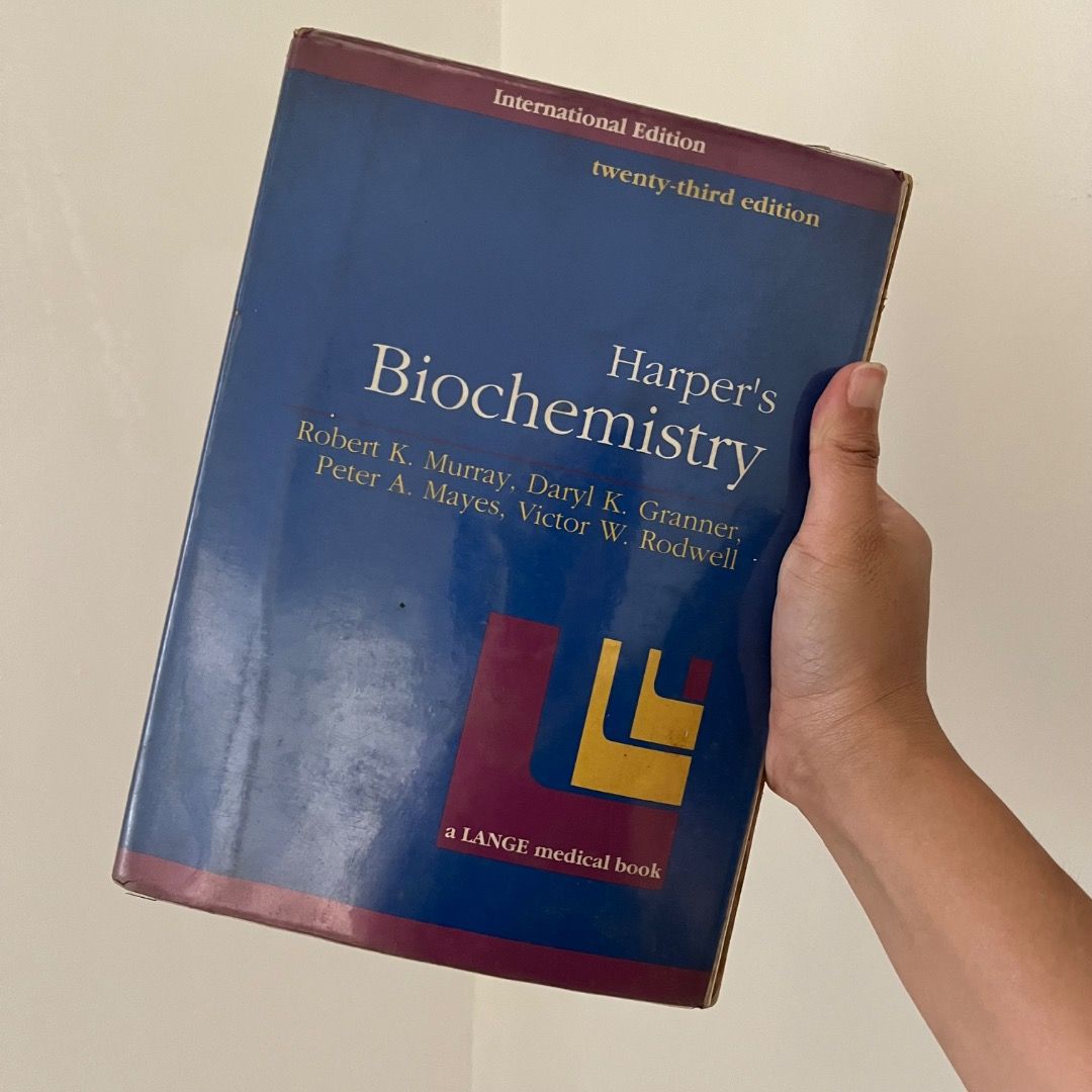 Harper's Biochemistry / 23rd Edition (International Edition) (Category: Textbooks) located in San Fernando. Submitted by beeyondthemats (Listing ID 1418859717, Image 1). Description: - Clear book cover included (Taped) - A few pages are highlighted - Price is negotiable 📍City of San Fernando, Pampanga SF to be shouldered by buyer. Meetups can be done in Pampanga (San Fernando & Angeles) and Metro Manila (depends on my sched). 🖤 Modes of Payment