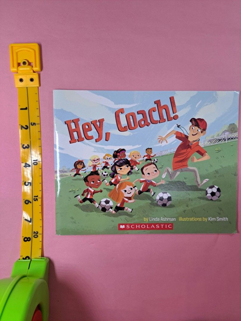 Hey, Coach! by Linda Ashman (Category: Storybooks) located in Santa Rosa. Submitted by thecoolkidsclub (Listing ID 1418868156, Image 2). Description: Learning something new takes courage — and a little patience. A lively, encouraging story about kids learning to play football with the help of a coach who reminds them that trying matters more than winning. Missed kicks, mixed feelings, and small victories all make an appearance as confidence grows