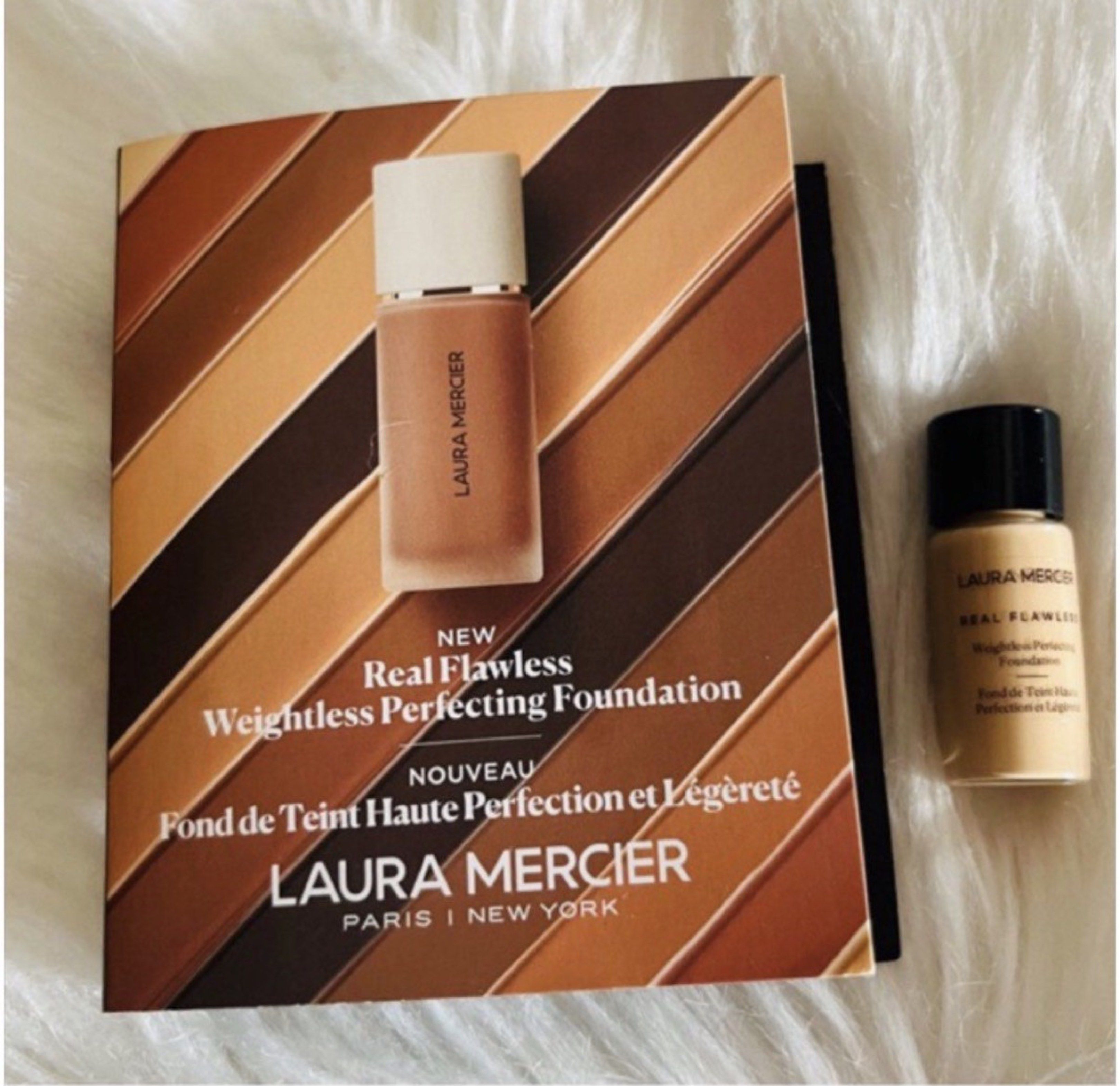 Laura mercier foundation (Category: Makeup) located in San Juan City. Submitted by cashfrancefashioncosmetics_ph (Listing ID 1418892080, Image 1). Description: LAURA MERCIER REAL FLAWLESS WEIGHTLESS PERFECTING FOUNDATION 4ML SHADES: 2IN1 CASHEW TRAVEL SIZE AUTHENTIC PM FOR MORE DETAILS .