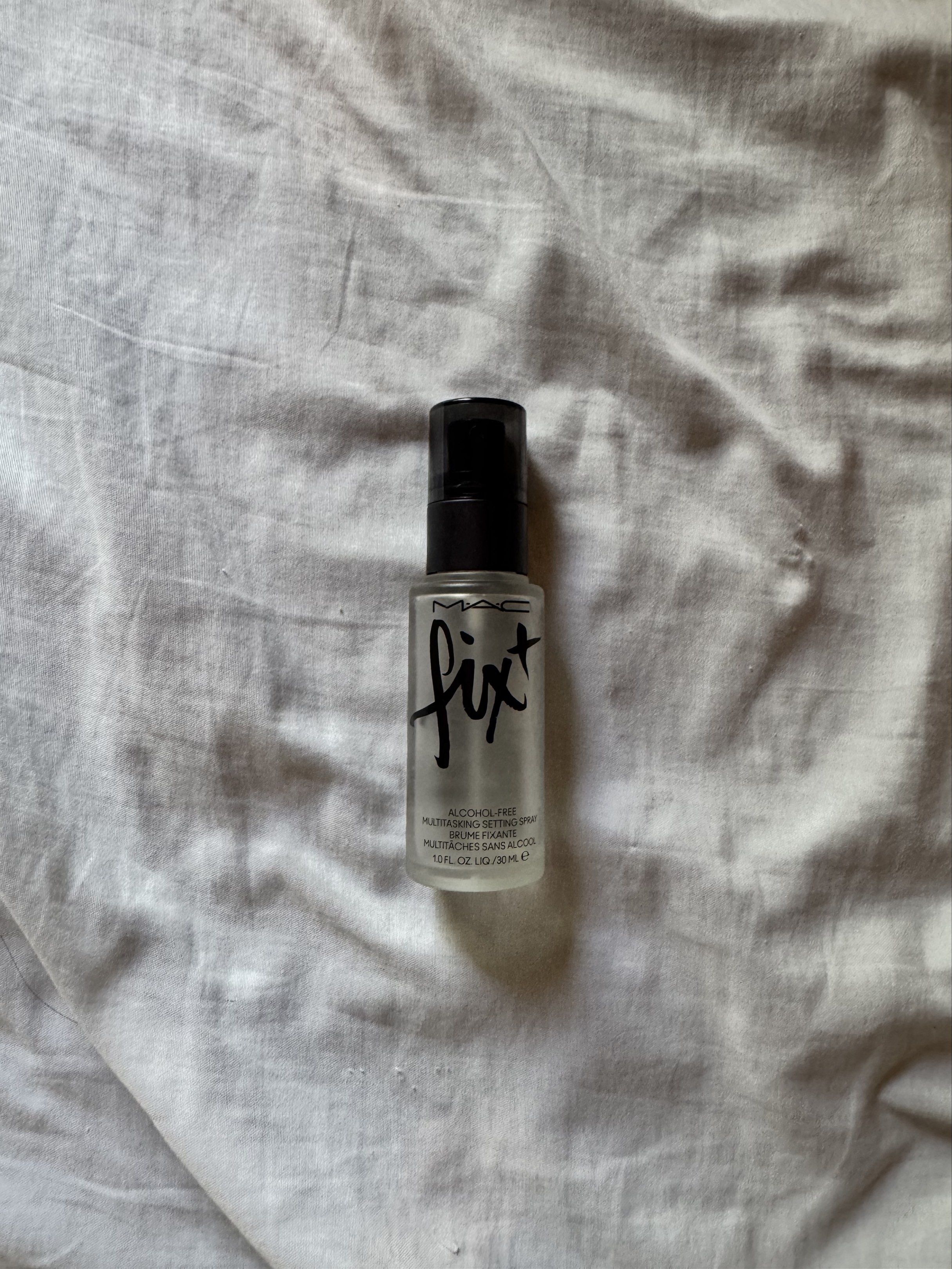 Mac Fix+ Multitasking Setting Spray (Category: Makeup) located in Glan. Submitted by softgasps (Listing ID 1418790416, Image 1). Description: - At least 70% remaining. Refer to the 2nd photo for reference. - This is the 30 ml bottle - Authentic, bought this on Mac official store sa orange app - Decluttering. I reach for my other setting spray more, so im selling this one..