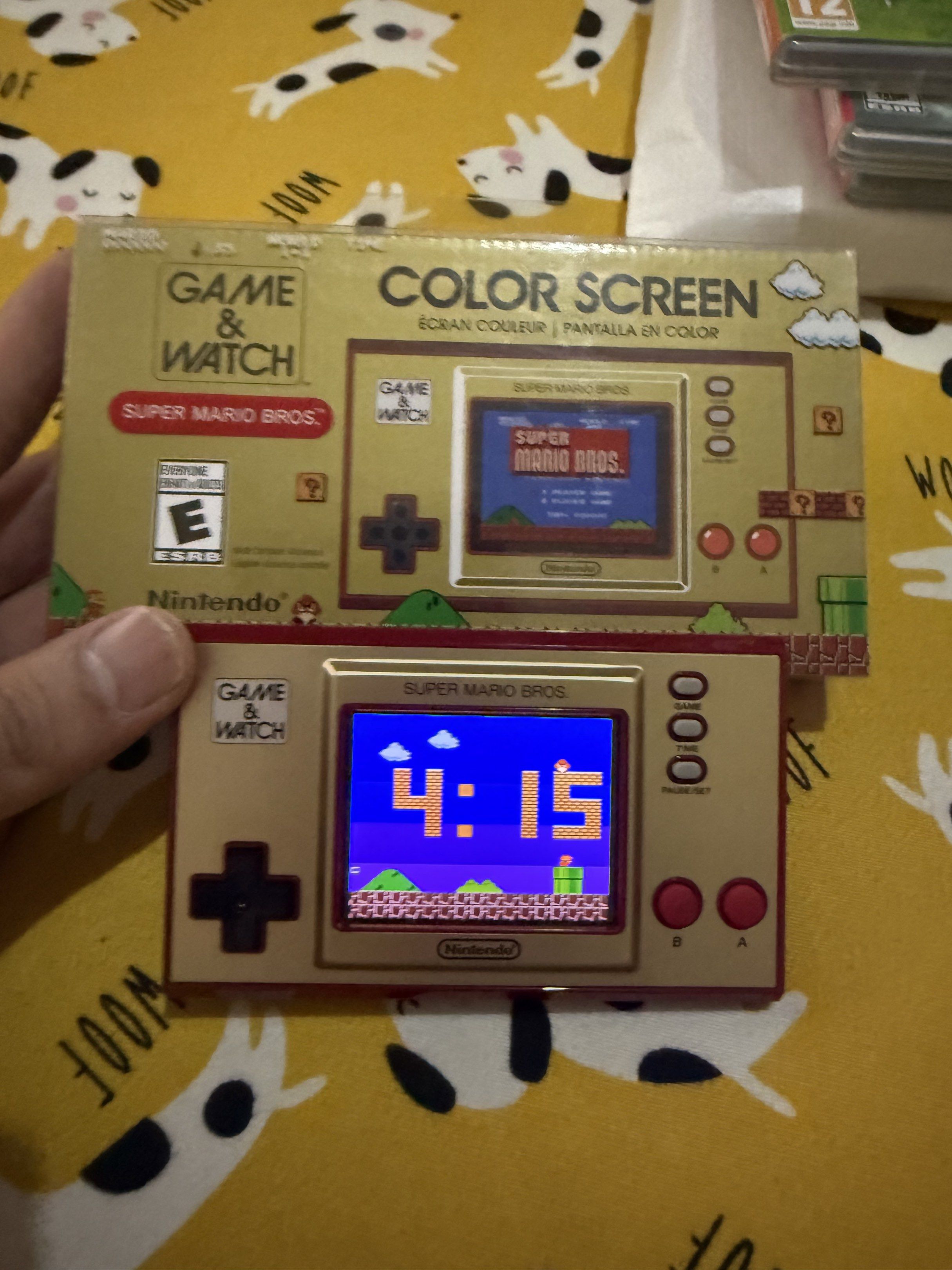 Mario Game and Watch (Category: Nintendo) located in Valenzuela. Submitted by gamerboy19 (Listing ID 1418828388, Image 1). Description: Almost new 2 times used only 99% smooth no issue SDD✅ .