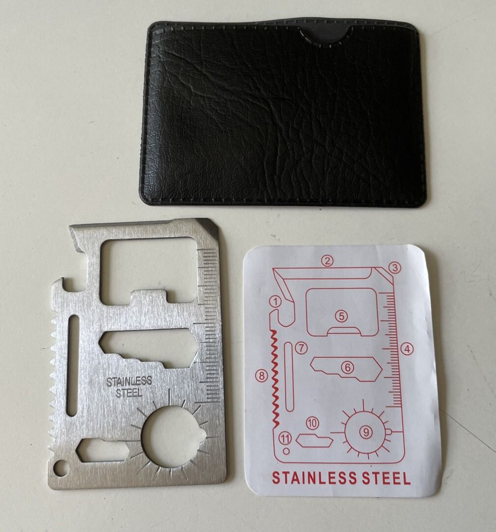 MULTI-PURPOSE SURVIVAL KIT | CARD TYPE (Category: Medical Supplies & Tools) located in Quezon City. Submitted by zyra26 (Listing ID 1418865648, Image 1). Description: .