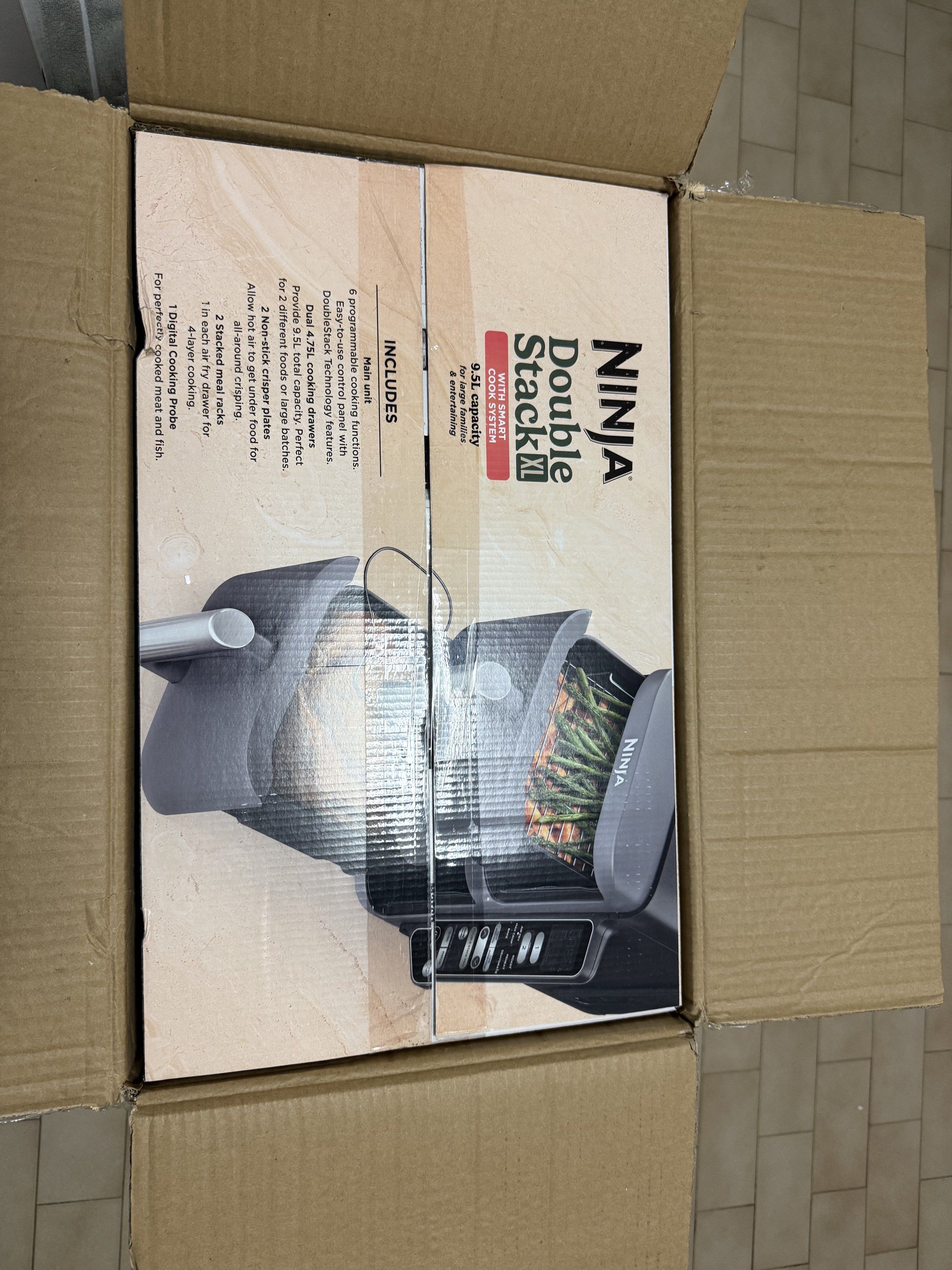 Ninja Double Stack XL Air Fryer - 9.5L Capacity, TV & Home Appliances ...