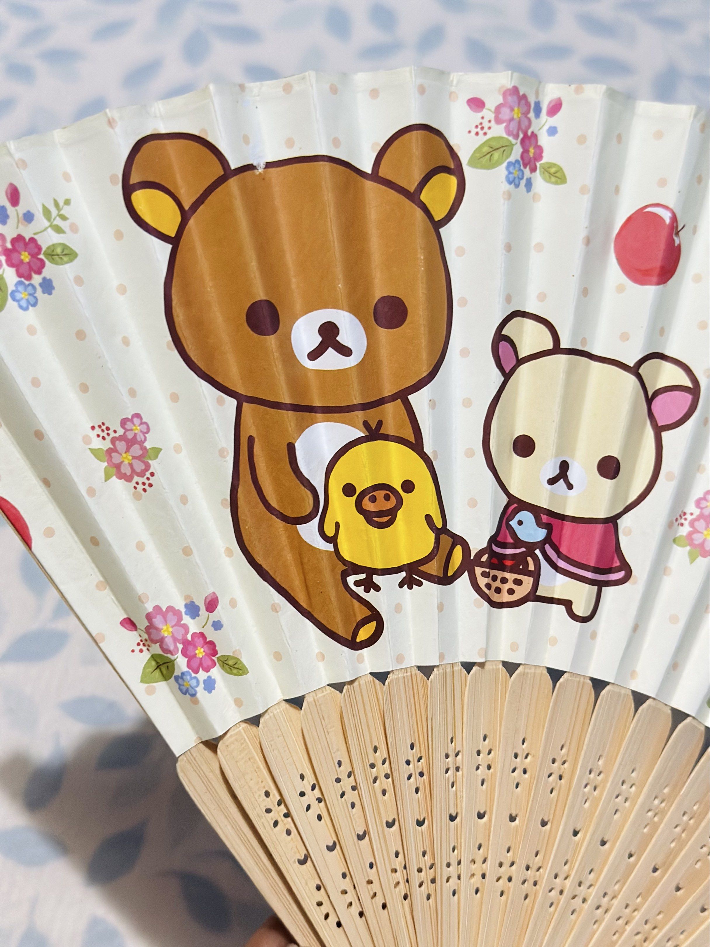 Pamaypay Orig Rilakkuma Wood (Category: Fans) located in General Santos City (Dadiangas). Submitted by toysville888 (Listing ID 1418893452, Image 3). Description: like new pamaypay Original rilakkuma no flaws. addl 89pesos sf via jnt location: gensan Mindanao.