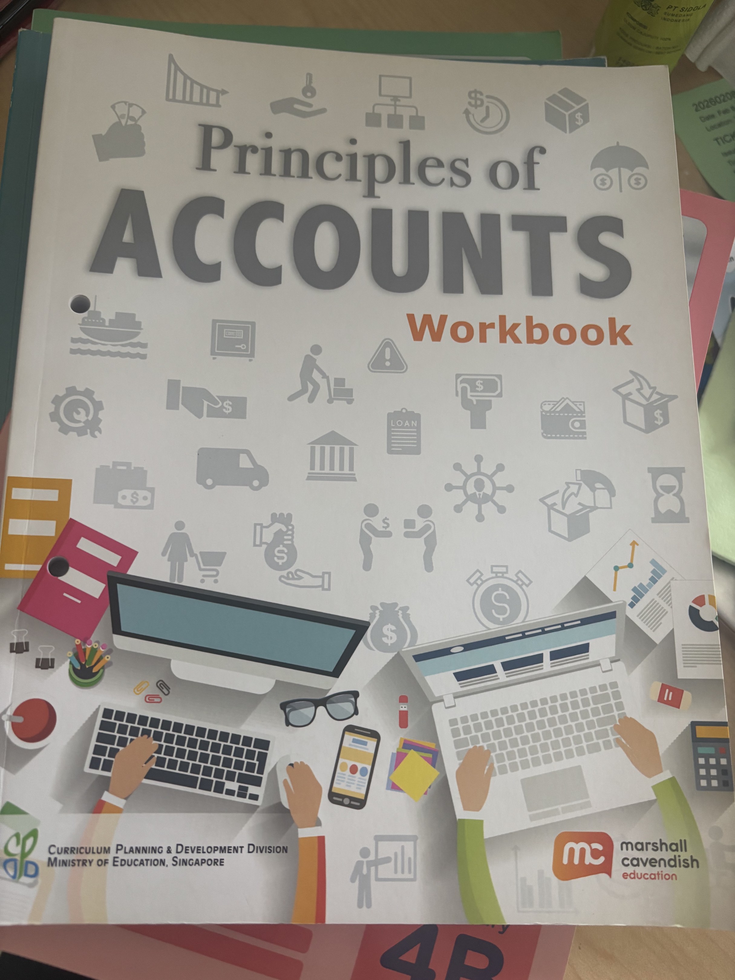 Principles of accounts workbook.