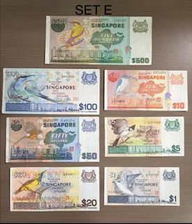 Singapore Old Notes Collection item 1