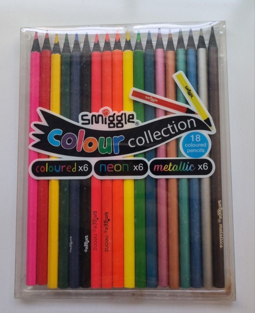 Smiggle Colour Collection Colored Pencils - 18 Pencils (Category: Stationery & School Supplies) located in Singapore. Submitted by chloee6551 (Listing ID 1418875045, Image 1). Description: .