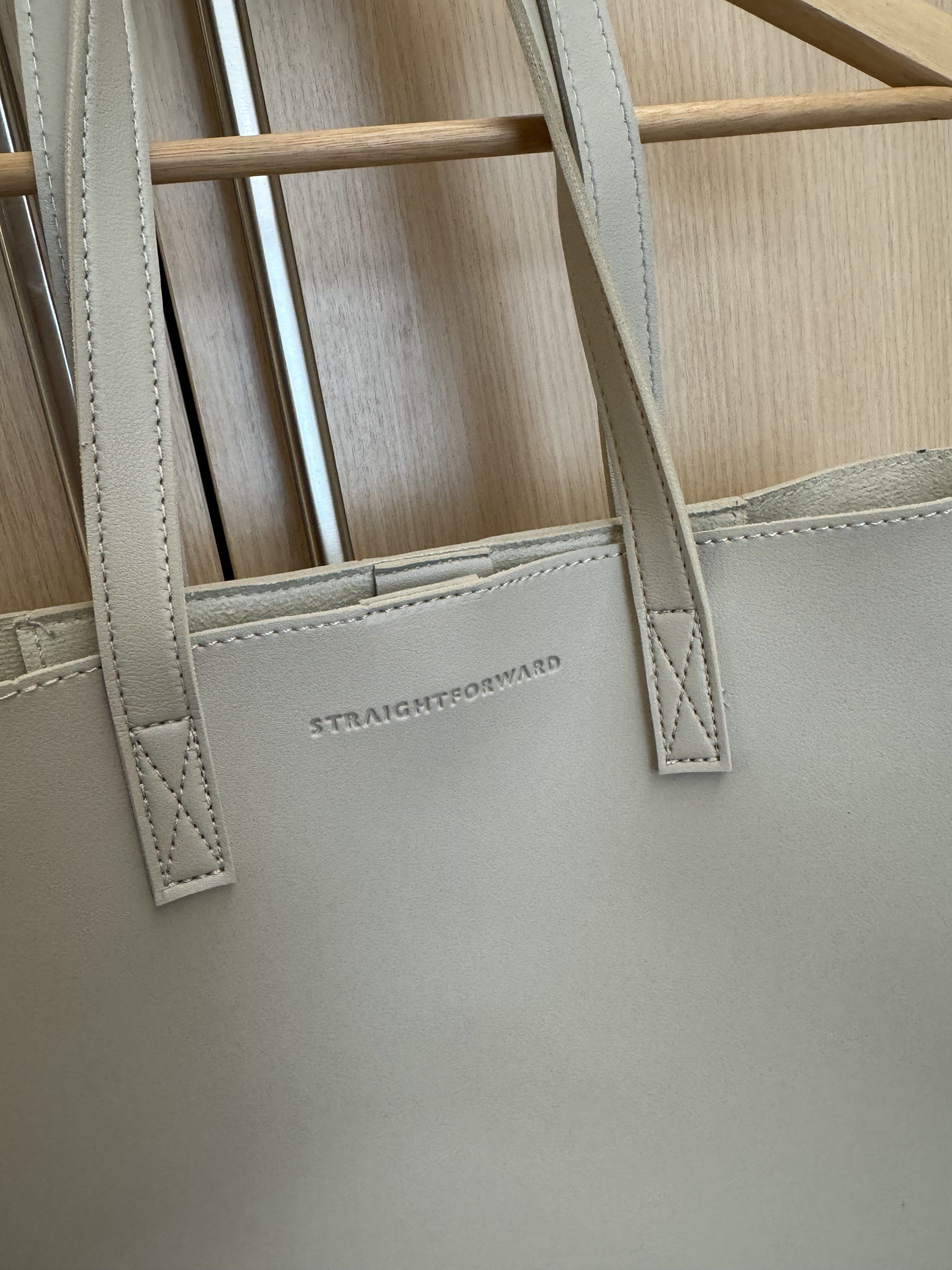 Straightforward Tote Bag (Category: Tote Bags) located in Paranaque City. Submitted by somegooodstuff (Listing ID 1418813723, Image 2). Description: Like new! Used only twice! .