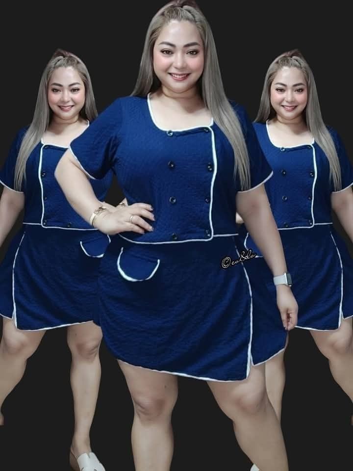 Terno plus size fashion wear (Category: Sets or Coordinates) located in Manila. Submitted by rocillocin64338 (Listing ID 1418914279, Image 2). Description: can fit 2xl-5xl.