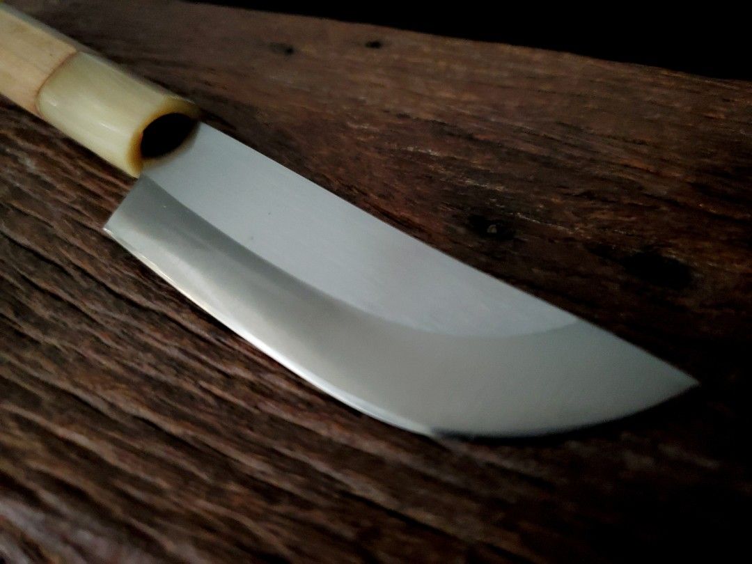 Wa Handle Japanese Fixed Blade (Category: Knives & Chopping Boards) located in Marikina City. Submitted by knifeandtoolphilippines (Listing ID 1418827574, Image 3). Description: Steel Type: ZDP-189 Handle Material: Ho Wood with Albino Buffalo Horn Ferrule Made in Japan.